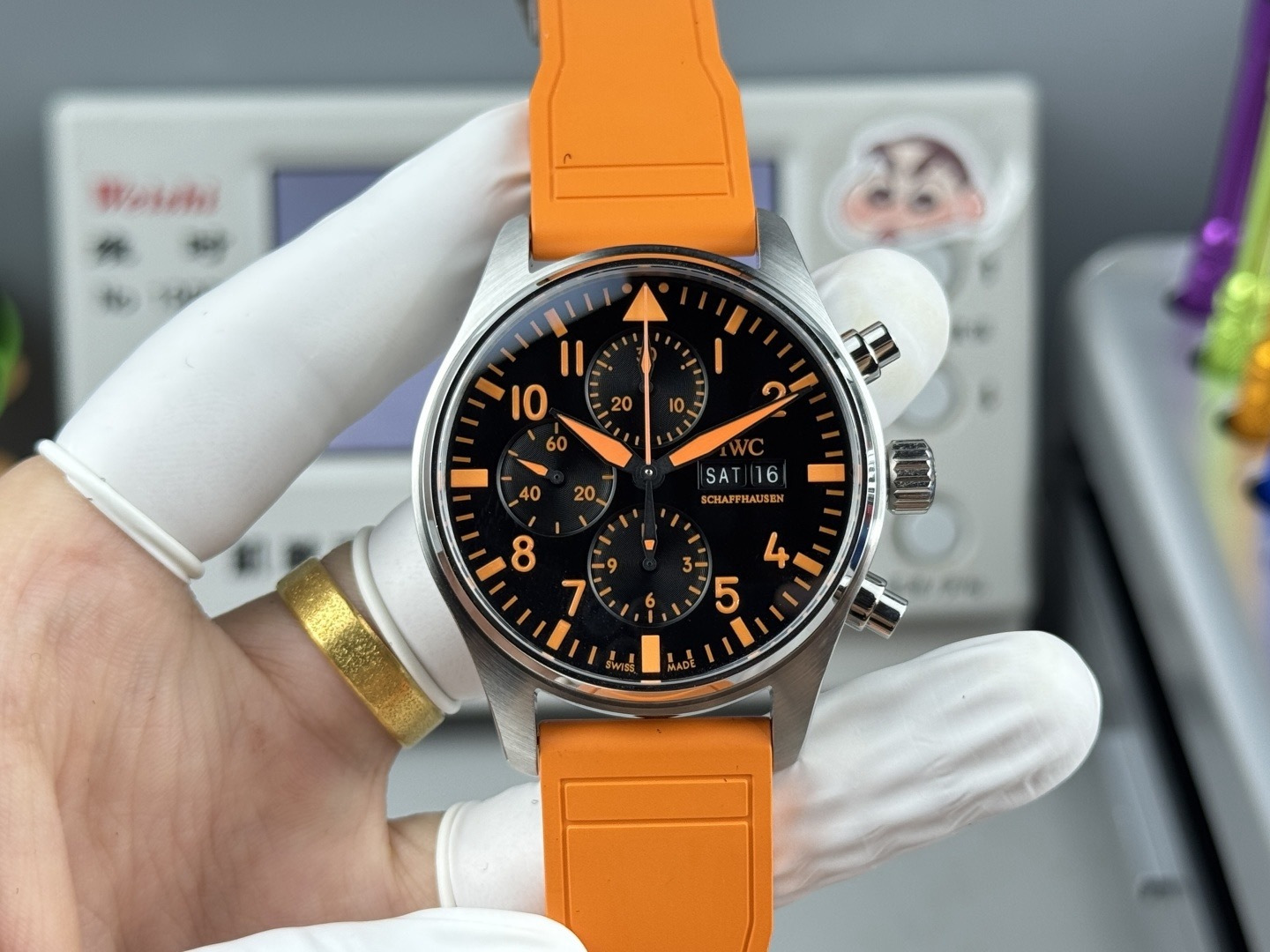 Orange Alert: IWC’s Pilot IW388108 AMG Edition Burns Bright in the Best Possible Way